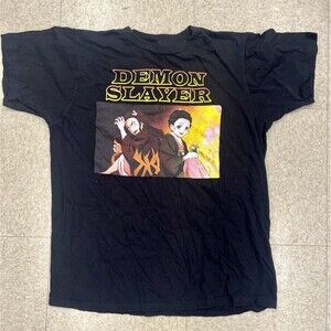 Demon Slayer Kimetsu no Yaiba Nezuko T-shirt Size Medium Black T-shirt